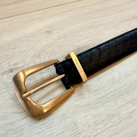 All Saints Snake Belt *Leather* XL - Picture 1 of 7